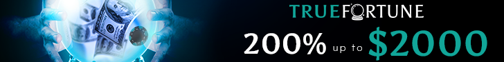 True Fortune Casino-Exclusive Offer 400% UP TO $ 2000 True Fortune Casino-Exclusive Offer 400% UP TO $ 2000